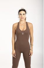 Gloria Brown Jumpsuit