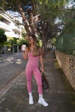 Seamless Pink Jumpsuit - Image 3