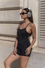 Solena Black Playsuit