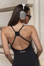 Solena Black Playsuit - Image 3