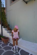Glow Up Baby Pink Playsuit - Image 4