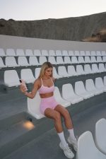 Halo Baby Pink Shorts Set - Image 3