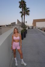 Halo Baby Pink Shorts Set - Image 5