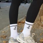 White/black Socks 2 pcs