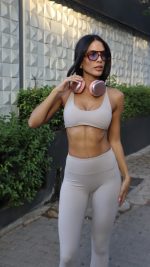 Flow Fit Beige Bra