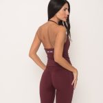 SeamPower Seamless Burgundy Legging