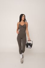 SeamPower Seamless Grey Legging - Image 4