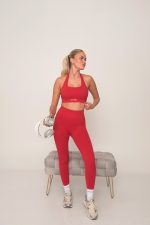 Core Seamless Red Legging