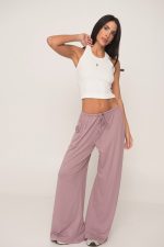Soft Baggy Oversized Dusty Mauve Pants