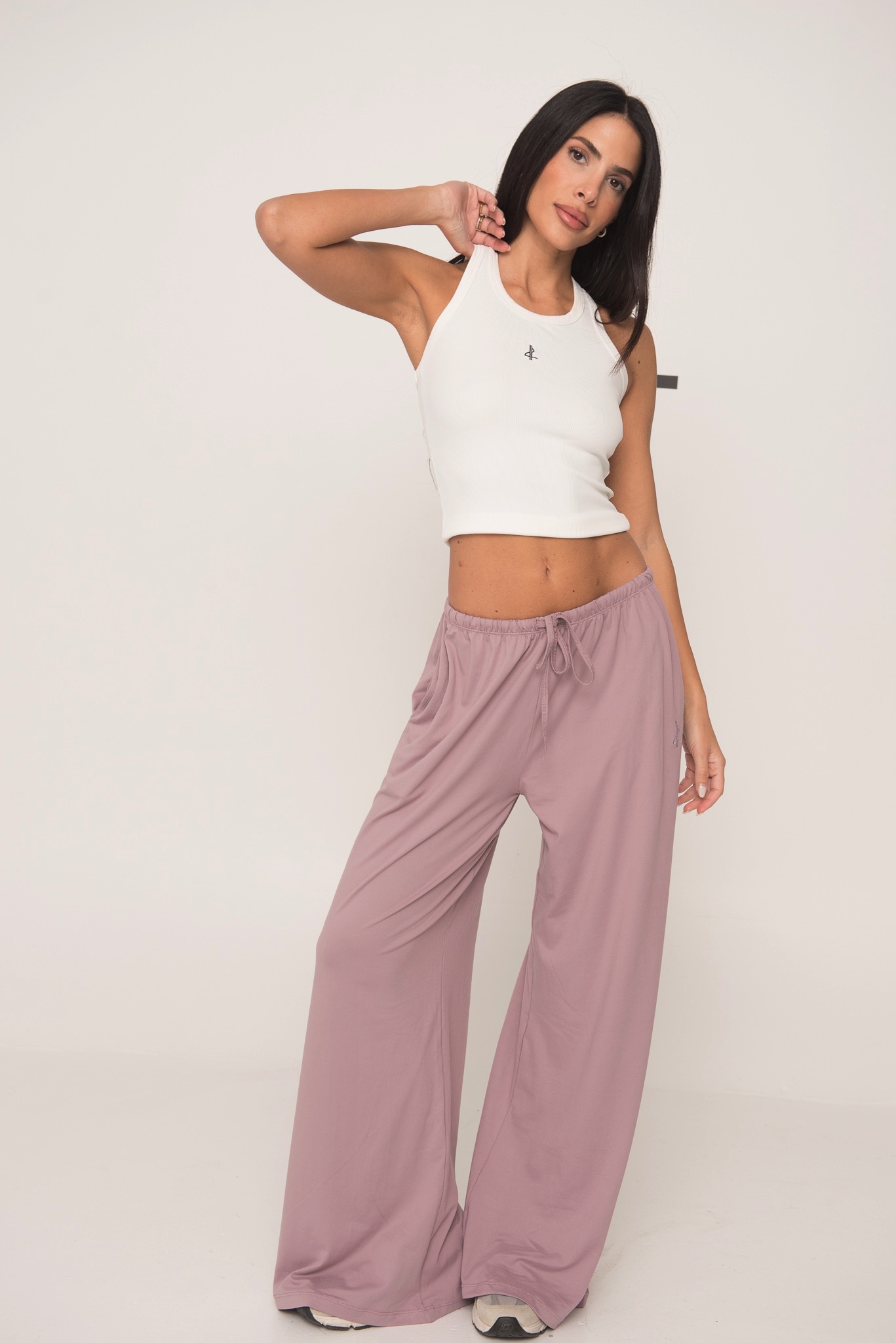 IMG_0411 Soft Baggy Oversized Dusty Mauve Pants - Image 1