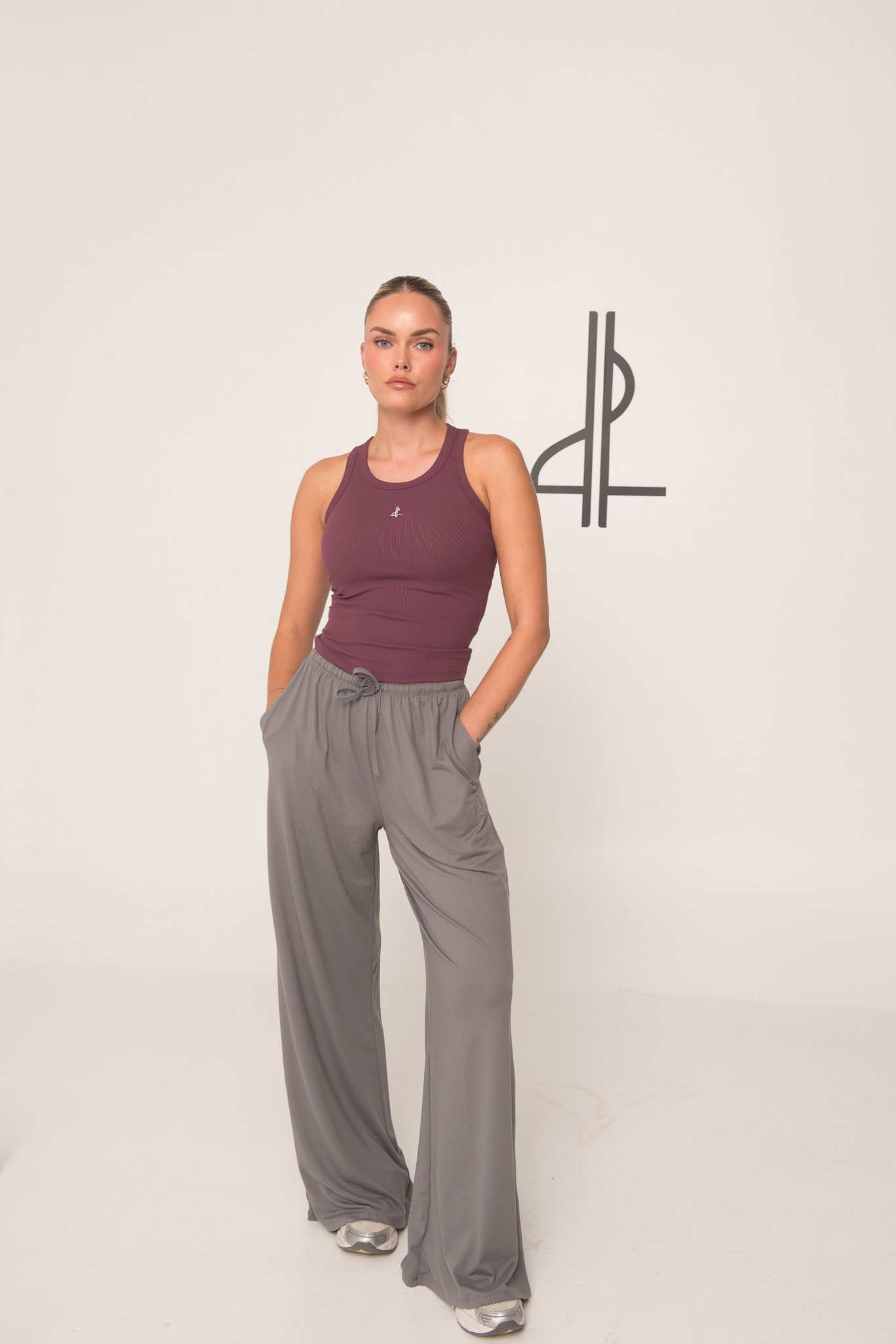 IMG_0475 Soft Baggy Oversized Grey Pants - Image 1