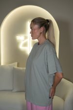LA Oversized T-Shirt Grey - Image 2