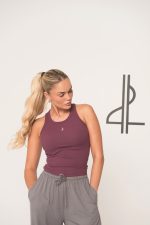 Ribbed Go-To Mauve Top - Image 4