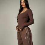 Side Line Mocha joggers