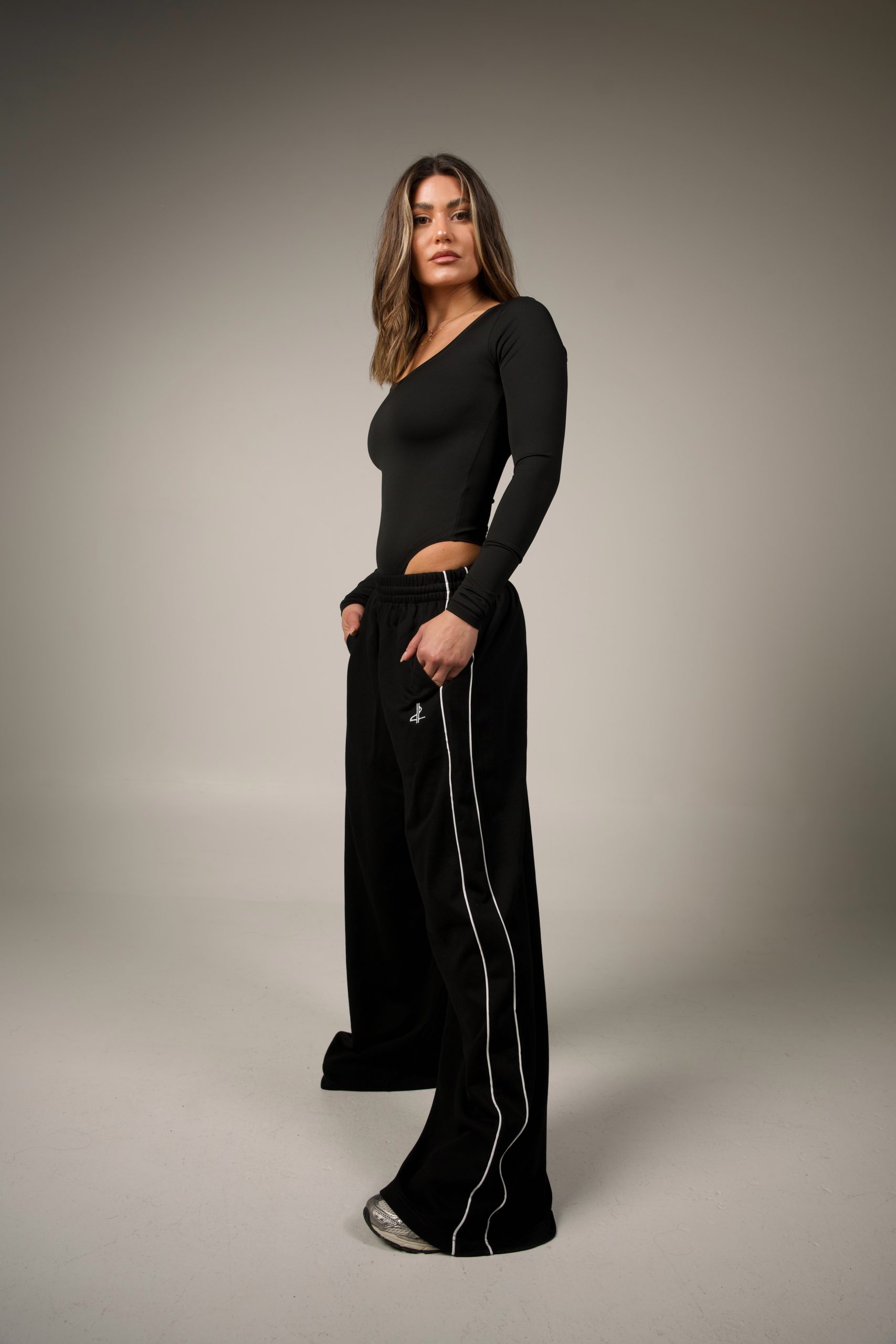 IMG_1788 Side Line Black Joggers - Image 1