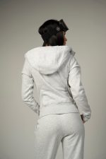 Lounge Grey Hoodie Jacket - Image 6