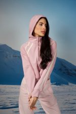 Icon Crop Hoodie Pink
