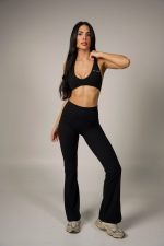 Prime Fit Black Flared Legging