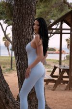 Snapsuit Baby Blue Jumpsuit - Image 2