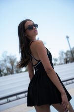 Elite Black Tennis Dress - Image 8