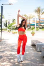 Seampower Seamless Orange Legging - Image 6