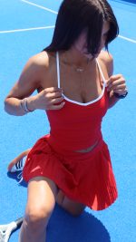 Crossover Red Skirt - Image 4
