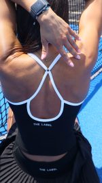 Crossover Black Bra - Image 2