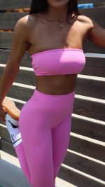 Seampower Bubble Pink Strapless Bra - Image 3