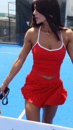 Crossover Red Skirt