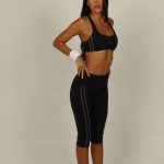 Milan Black Capri Legging