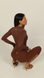 Core Capri Brown Legging - Image 7