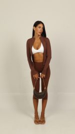 Core Capri Brown Legging - Image 10