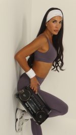 Flow Grey Lavender Legging - Image 4