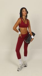 Flow Burgundy Legging - Image 8