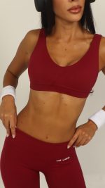 Flow Burgundy Legging - Image 9