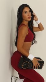 Flow Burgundy Legging - Image 12