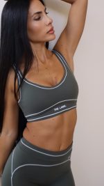 Iris Olive Bra - Image 3