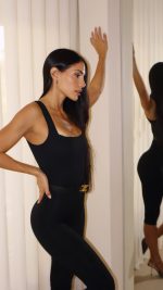 Celine Black Capri Jumpsuit - Image 3
